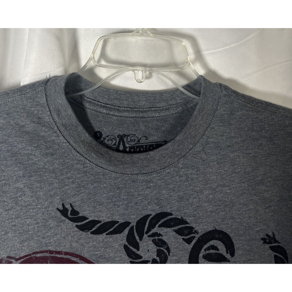 Secret Artist Collective Octopus And Anchor Design Gray T-shirt Size S Tatoo - Picture 6 of 11